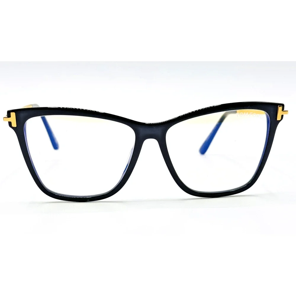Tom Ford Eyeglasses Frame TF6097-B 001 Black Butterfly Frame 53-13-140 NEW